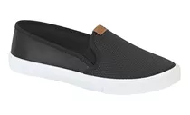 Sapatenis Feminino Slip On Moleca Iate Sapatilha Flatform