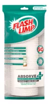 Pano Absorve+ 50 Pçs Semidescartável Para Limpeza Flp2161