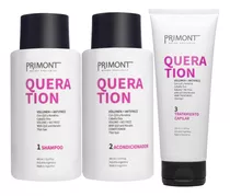 Kit Queration Shampoo, Acondicionador Y Tratamiento Primont