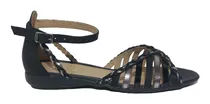 Sandalias Bajas Mujer Tipo Guarachas Cuero Vacuno Sucre 3744