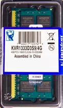 Memória Kingston Ddr3 4gb 1333 Mhz Notebook 1.5v Kit 01