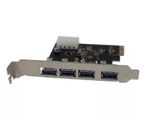 Placa Pci-e Usb 3.0 Com 4 Portas 5gbps Ddr2 Ddr3 F3 50