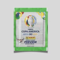 Kit 100 Envelopes De Figurinha Copa América Preview 2021
