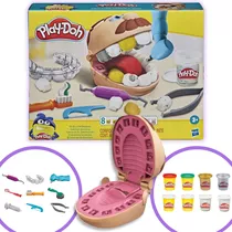 Conjunto Massinha Brincando De Dentista Play-doh Brinquedo