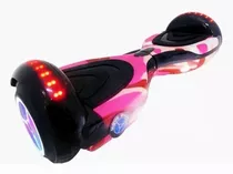 Hoverboard Skate Elétrico Smart Balance Leds Scooter Rosa
