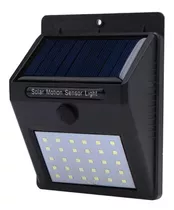Lampara Solar Foco Potente 30 Led - Sensor Celula Luz Farol 