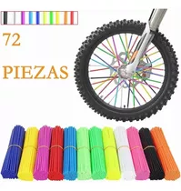 Bicicleta De Motocross Popotes Cubre Rayos De 24 Cm Y 72 Uni