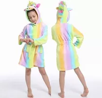 Bata Pijama De Baño En Forma De Unicornio 