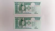 2 Billetes 10 Tugrik Consecutivos Mongolia Sin Circular.vhcf