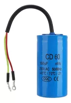 Condensador De Funcionamiento Cd60 150uf Con Cable Cond...