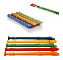 Kit 10 Flautas Doce Brinquedo Festa Junina Prenda Doação 