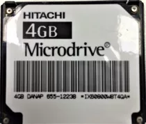 Kit C/ 2 Uni Hitachi Microdrive Drive Hms360404d5cf00 4 Gb 