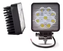 Luz Farol Foco Faenero Neblinero 9 Led 27w Camion Jeep 4x4