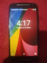 Moto G2 En Buen Estado Y Con Cargador, Vidrio Y Forro 