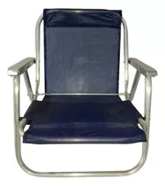 Cadeira De Alumínio Para Pesca Modalidade Ultralight Azul