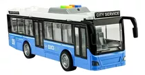 Onibus Carrinho Brinquedo Infantil Fricção Som E Luz Bbr Toy