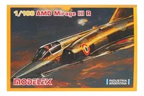 Avion Amd Mirage Iii R 1/100 Maqueta Marca Modelex