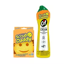 Scrub Daddy Og + Crema Limpiadora Multiusos Cif, Limpia...