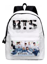 Mochila Bts Student Mochila Respirável De Viagem Impressa Em