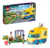 Bloco De Montar Lego Friends Van De Resgate Canino 300 Peças