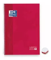 Caderno Classic European Book 1m 80f Vermelha - Oxford