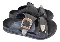 Sandalias Mujer Tipo Birkenstock Base Moda Con Hebillas