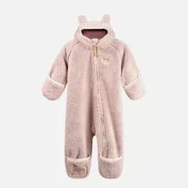 Enterito Baby Girl Bear Shaggy-pro Onesie Rosa Claro Lippi