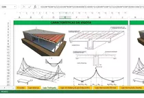 Planilha De Cálculo Estrutural De Lajes/ Escadas De Concreto