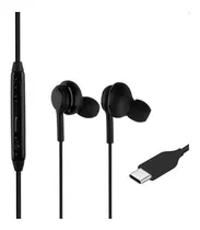 Auriculares Stereo Usb Tipo C Compatible Con Samsung Moto Color Negro