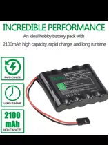 Batería 6v 2100mah Ni-mh Recargable Pack Aviones 