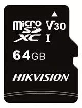 Micro Sd 64gb Clase 10 Hikvision D1 Sdxc V30 Sin Adaptador