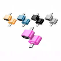 Adaptador Otg Tipo C Macho Usb Hembra Celular Tablet Laptop