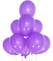 Paquete Globos Látex R12 Mate Morado Paquete 24und