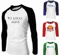 Sueter Sweater Franela Manga Larga Personalizado Logo Marca 