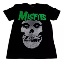 Misfits Classic Green Polera S/m/l/xl/xxl Blackside 