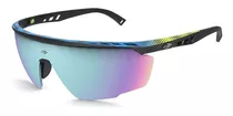 Gafas De Sol Mormaii Leap M0093ahd98, Color Negro Con Espejo, Color Rosa, Marco, Negro, Azul, Amarillo, Lente, Color Azul, Diseño Deportivo