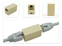 Emenda Rj45 Conector Fêmea Espansor Cabo Junção Prolongador