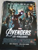 Afiche-póster De Película De Cine Original Avengers