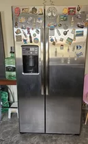 Refrigeradora Dos Puertas Ge Cromada En Perfecto Estado. 
