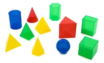 Solidos Geometricos Em Plastico Colorido 3d Mmp Pedagogico