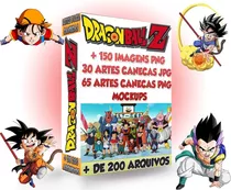 Pack Artes Canecas Dragon Ball Z + 200 Arquivos