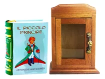 Kit Livro Il Piccolo Principe Idioma Italiano  Capa Dura Texto Integral C/ Mini Estante  Edição De Coleção Os Menores Livros Do Mundo