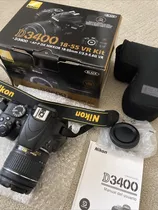 Nikon D3400 Digital Slr Camera With 18-55mm Vr