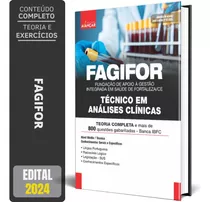 Apostila Técnico Em Análises Clínicas Concurso Fagifor