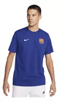 Camiseta Nike Fc Barcelona Number Tee-azul