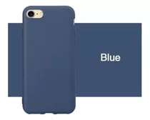 Funda De Silicona Silicone Case Para iPhone 6s Azul