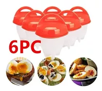 Set 6 Hervidor De Huevos De Silicona Para Cocina Sin Bpa