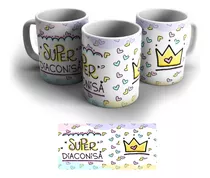 Caneca Super Diaconisa Personalizada Branca