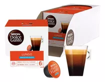 Cápsulas Dolce Gusto Lungo Descafeinado Caja 16 Unidades