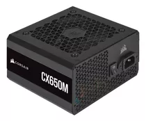 Fuente De Poder Para Pc Corsair Cx-m Series Cx650m 650w  Black 100v/240v